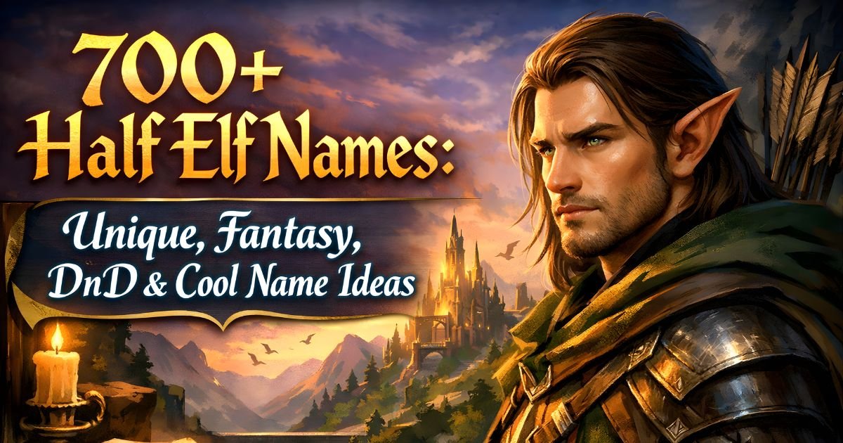 half-elf-names