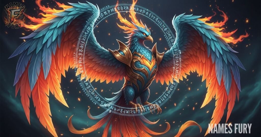 fantasy phoenix character design