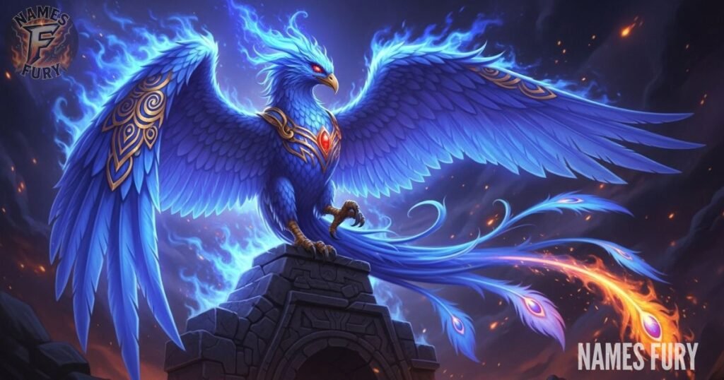 mythical phoenix fire bird artwork