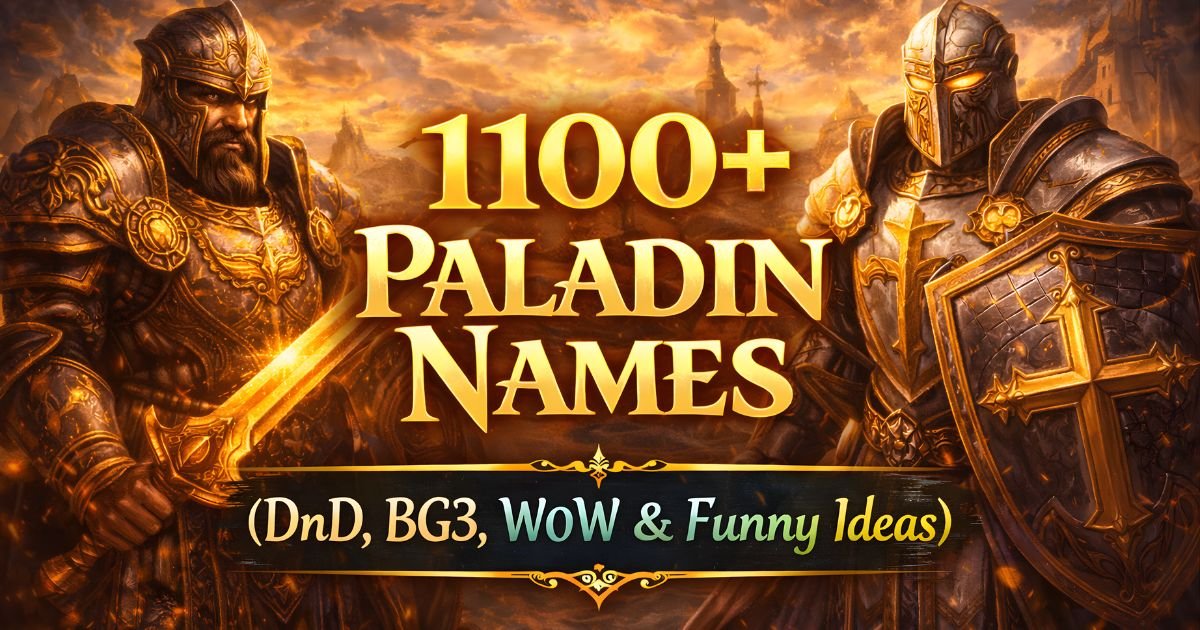paladin-names