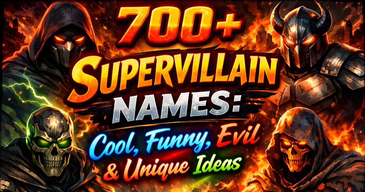supervillain-names