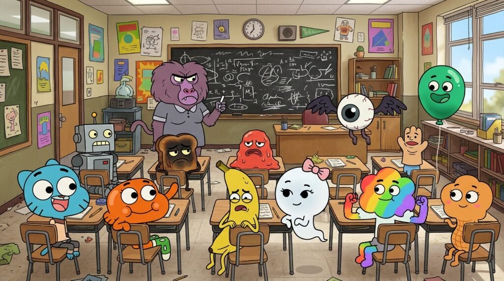 gumball-characters-names-elmore-junior-high-classroom